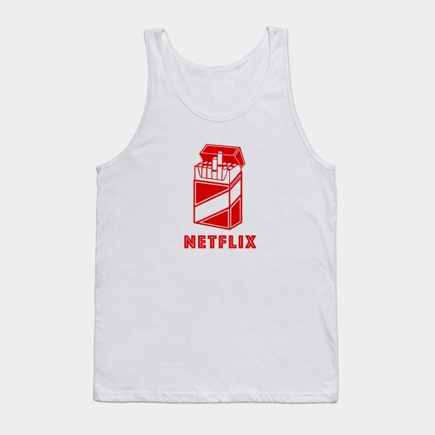 Smoke and Chill Tank Top by Spilled Ink